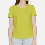 Women T-Shirt Mustard CLO-14-0035 фото